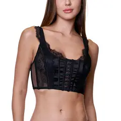 BAZIANI - Sostén Bustier Encaje 3999