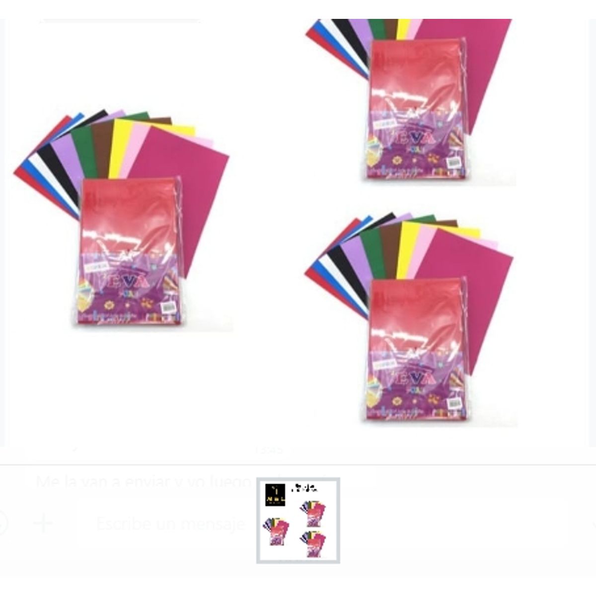 GENERICO - Goma Eva Set 10 Unidades Para La Cocina