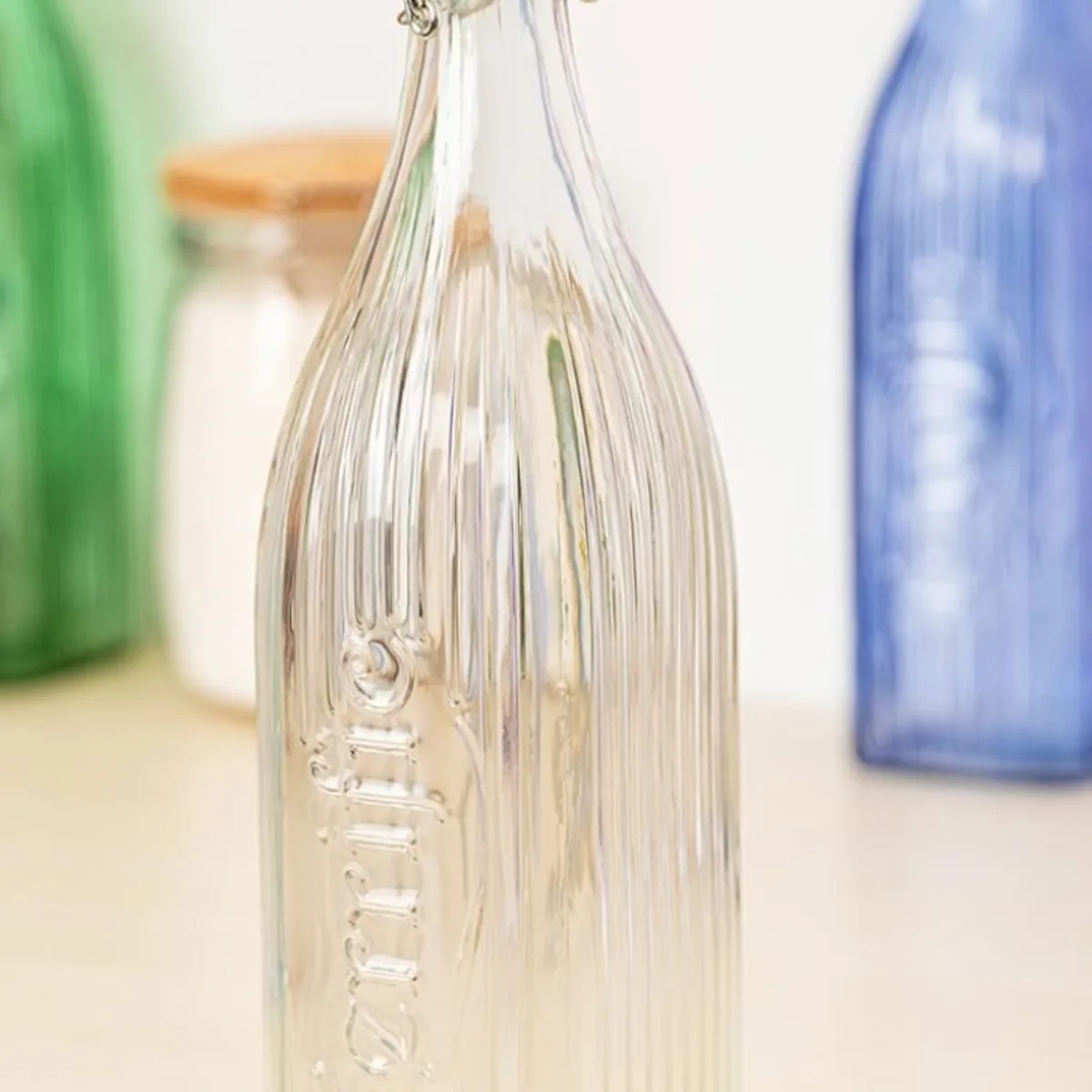 OEM - Botella Reutilizable De Vidrio 1 Litro