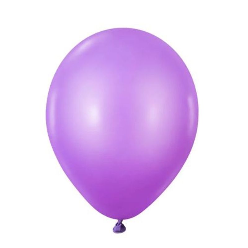 GENERICO - Globos Latex N9 Color Lila 50 Pcs