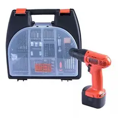 BLACK+DECKER - Kit Taladro Atornillador Blackdecker Color NaranjaNegro