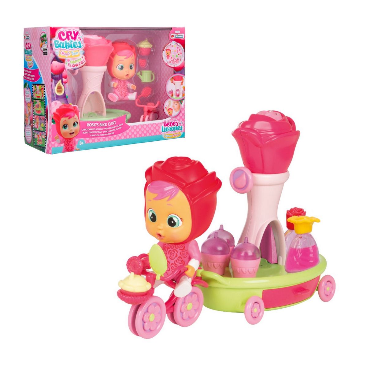 CRY BABIES - Muñeca CRY BABIES edición Happy Flowers con accesorios