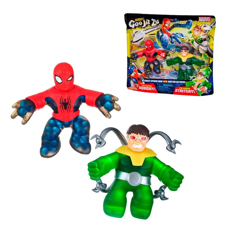 MARVEL - Goo Jit Zu Marvel Versus Pack Spider Man Vs Doctor Octopus