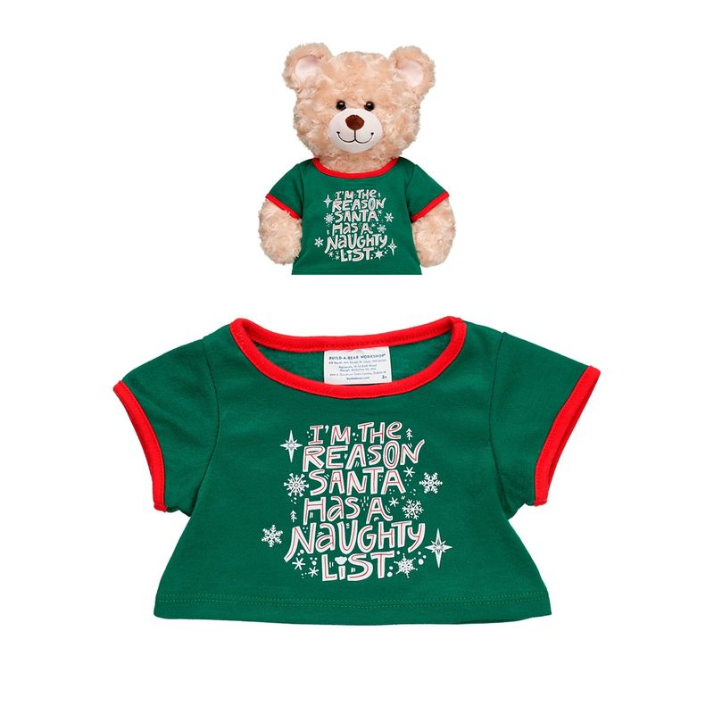 BUILD A BEAR - Polera Navidad Merry Mission 2023 Build-A-Bear