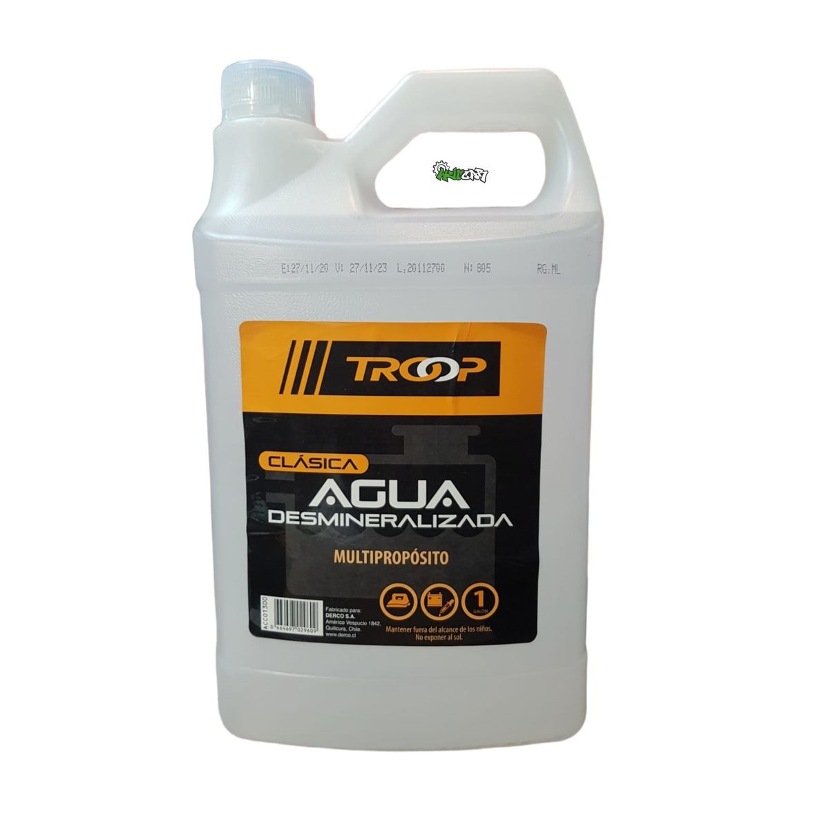 GENERICO - CLASICA AGUA DESMINERALIZADA TROOP MULTIPROPOSITO