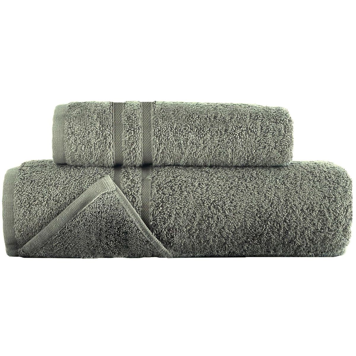 ROSEWOOD - Toallas Baño Premium Set 2 100% Algodón Rosewood Lujo - Verde