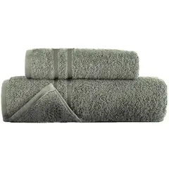 ROSEWOOD - Toallas Baño Premium Set 2 100% Algodón Lujo - Verde