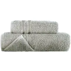 ROSEWOOD - Toallas Baño Premium Set 2 100% Algodón Lujo - Gris