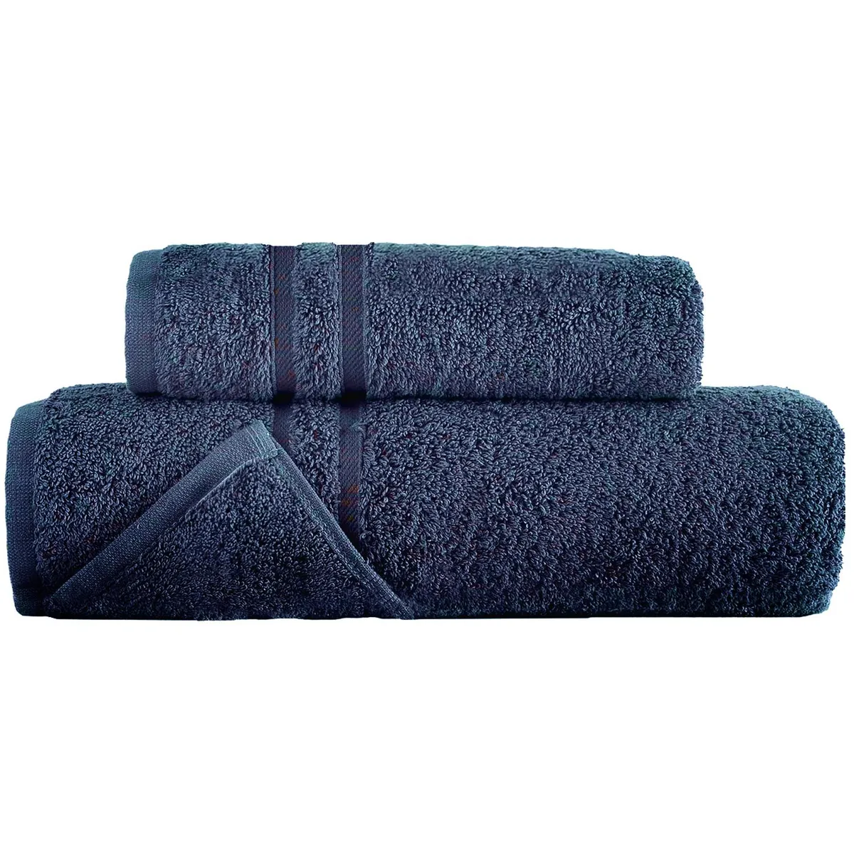 ROSEWOOD - Toallas Baño Premium Set 2 100% Algodón Rosewood Lujo - Azul