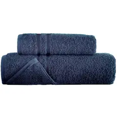 ROSEWOOD - Toallas Baño Premium Set 2 100% Algodón Lujo - Azul