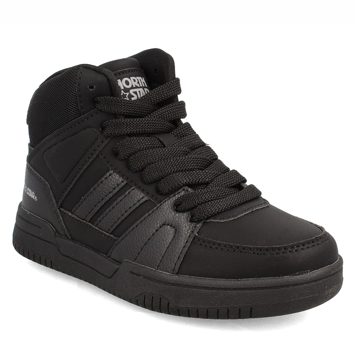 NORTH STAR - Zapatilla Niño North Star Hem Negro Con Caña