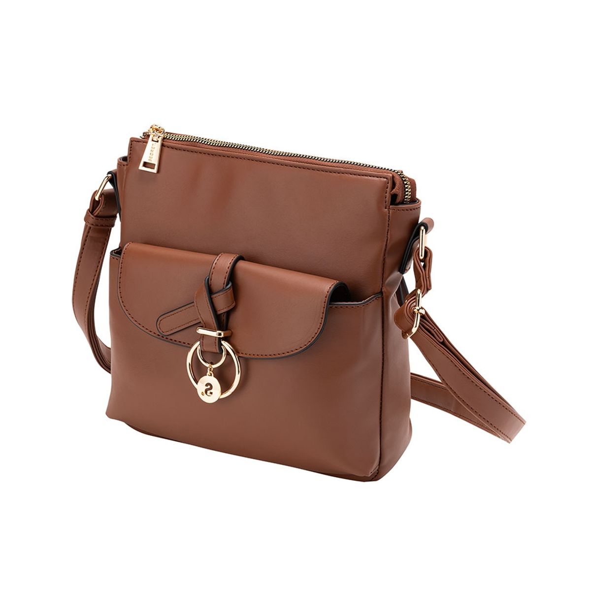 SECRET - Bandolera Secret Mantua FW24 Café M