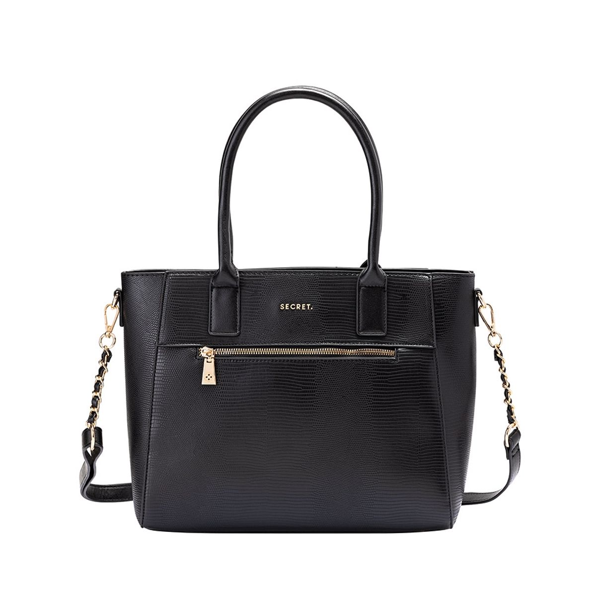 SECRET - Cartera Tote Secret Virginia FW24 Negro L