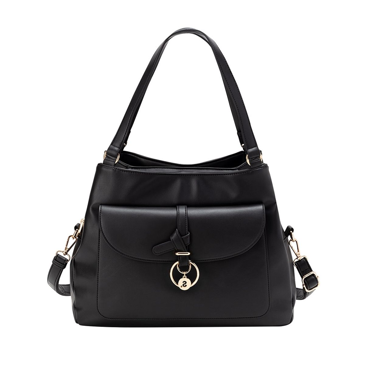 SECRET - Cartera de hombro Secret Mantua FW24 Negro L