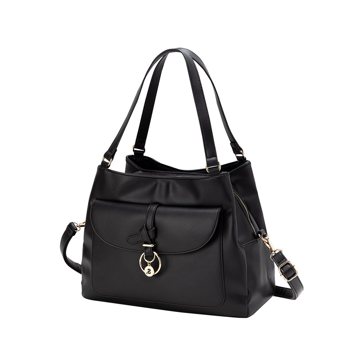 SECRET - Cartera de hombro Secret Mantua FW24 Negro L