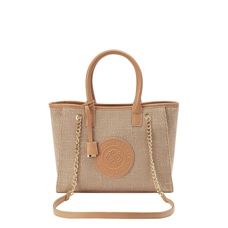 SECRET - Cartera Tote Secret Lyon FW24 Beige M
