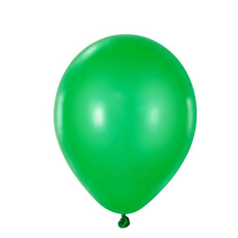 GENERICO - Globos Latex N9 Color Verde 50 Pcs