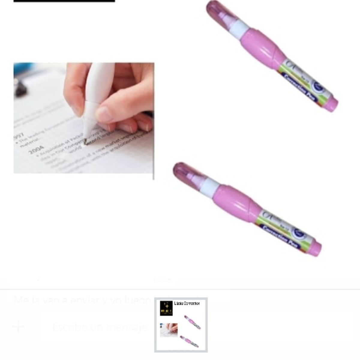 GENERICO - Lápiz Corrector De Escrituras Corrector
