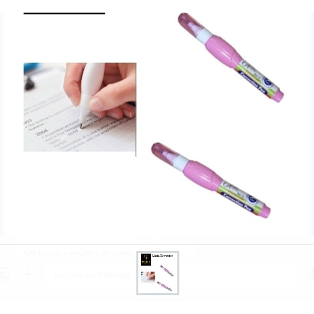 GENERICO - Lápiz Corrector De Escrituras Corrector