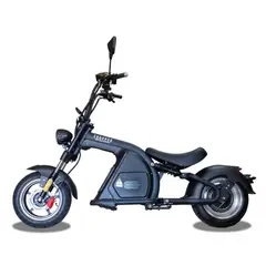 GILROY MOTOR - CHOPPER MOTOCICLETA ELECTRICA NEGRO
