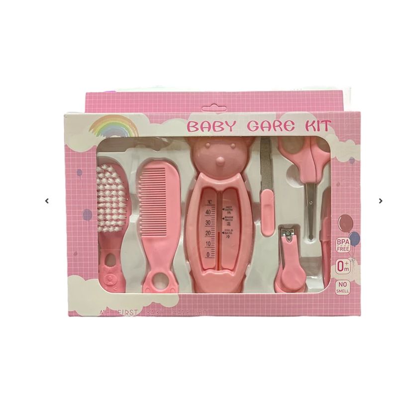 GENERICO - Kit de 8 Piezas Set De Higiene Para Bebes Rosado