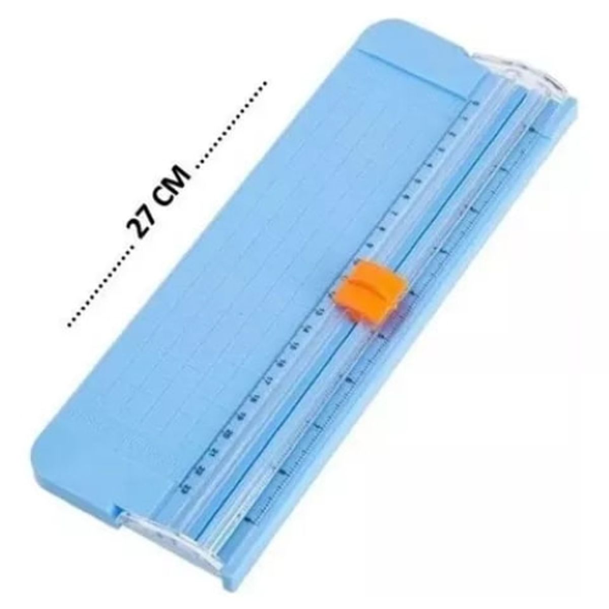 GENERICO - Guillotina De Papel Portátil 27x9 cm Cortador De Papel Azul