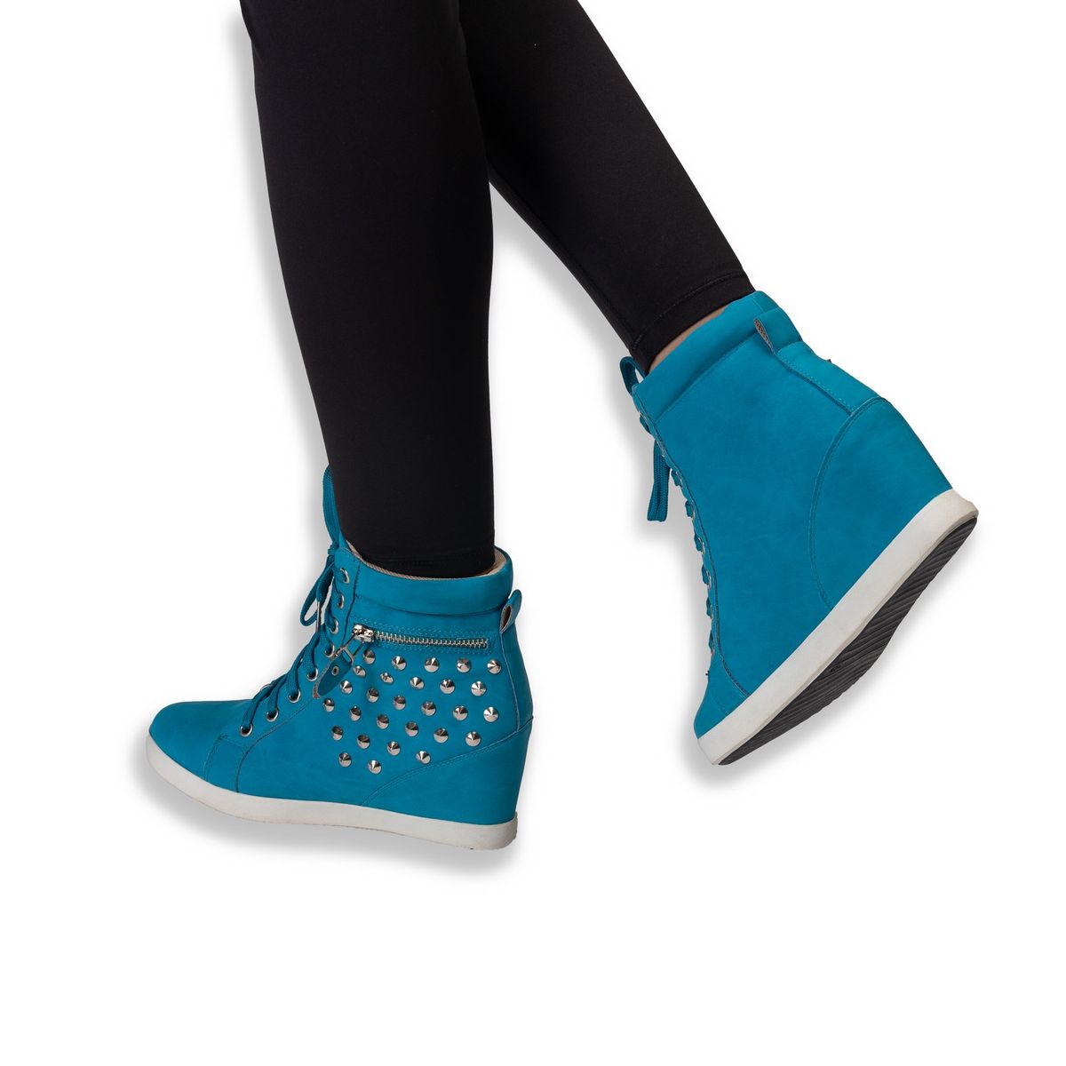 CARBIN - Zapatilla Mujer Azul Gianna Carbin