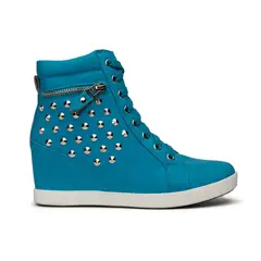 CARBIN - Zapatilla Mujer Azul Gianna