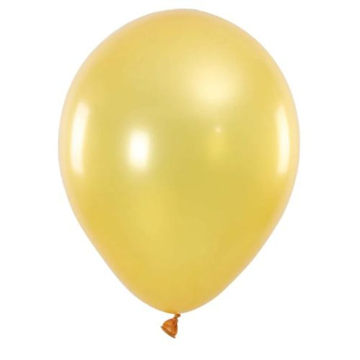 GENERICO - Globos Latex N9 Color Dorado 100 Pcs