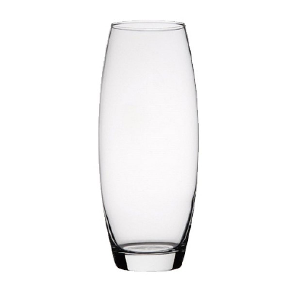 PASABAHCE - Florero Vidrio Semi-curvo 26cm Pasabahce