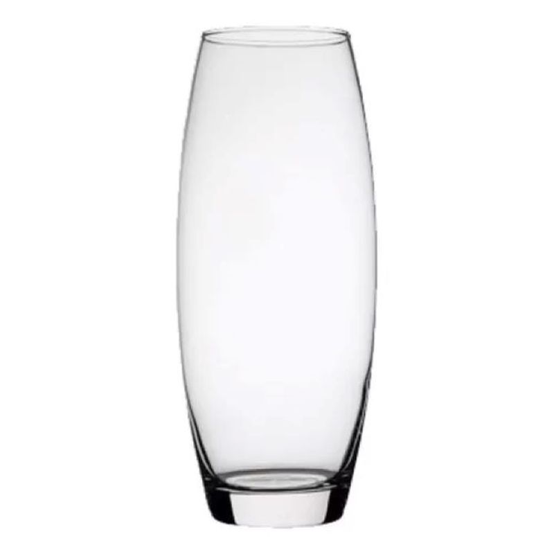 PASABAHCE - Florero Vidrio Semi-curvo 26cm Pasabahce