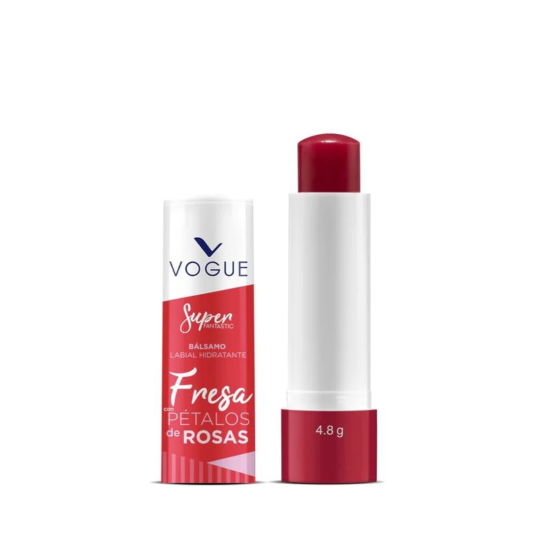 VOGUE - Labial Vogue Bálsamo Hidratante Fresa.
