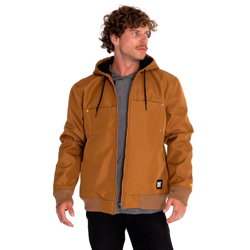 CAT - Chaqueta Hombre Bonded Fleece-Lined Work Café CAT