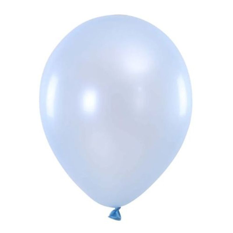 GENERICO - Globos Latex N9 Color Celeste 100 Pcs