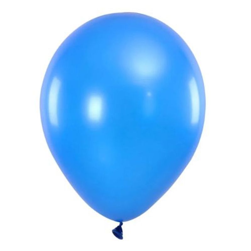 GENERICO - Globos Latex N9 Color Azul 100 Pcs