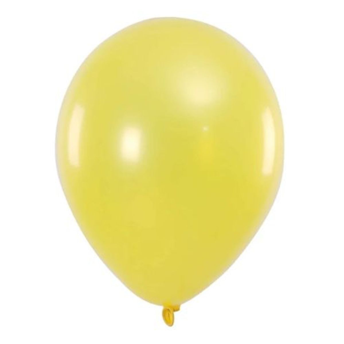 GENERICO - Globos Latex N9 Color Amarillo 100 Pcs