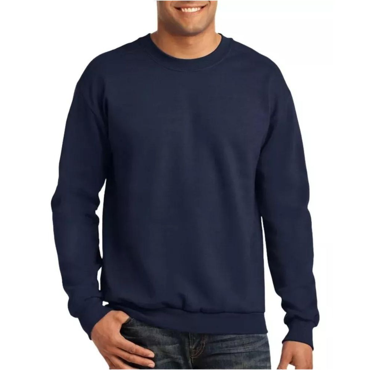 LOOK SHOP - Polerón Unisex Cuello Redondo Polerón Cuello Polo DF14
