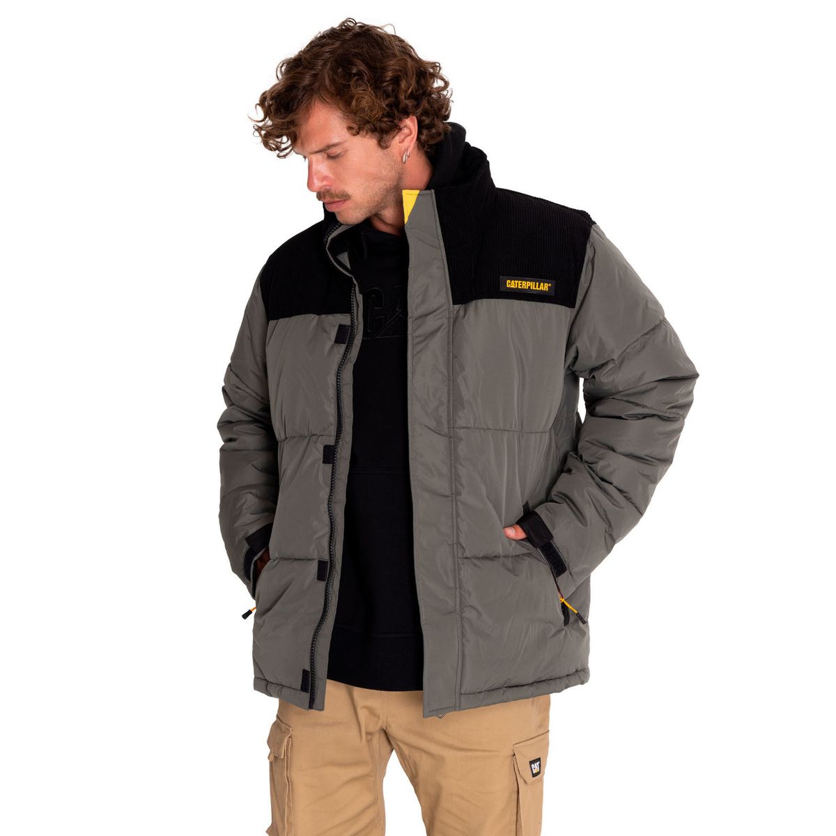 CAT - Parka Hombre Heavyweight Insulated Puffer Gris CAT