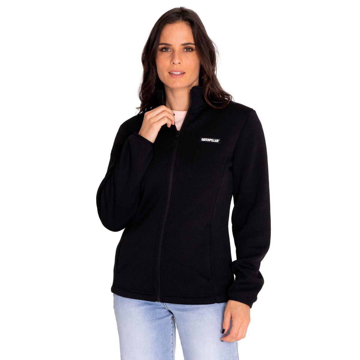 CAT - Polar Mujer Foundation Sweater Fleece Negro CAT