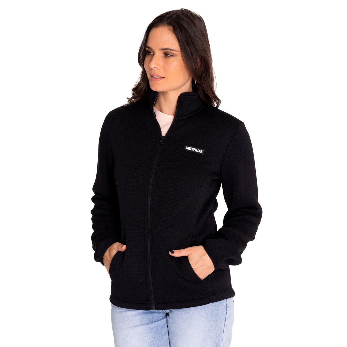 CAT - Polar Mujer Foundation Sweater Fleece Negro CAT