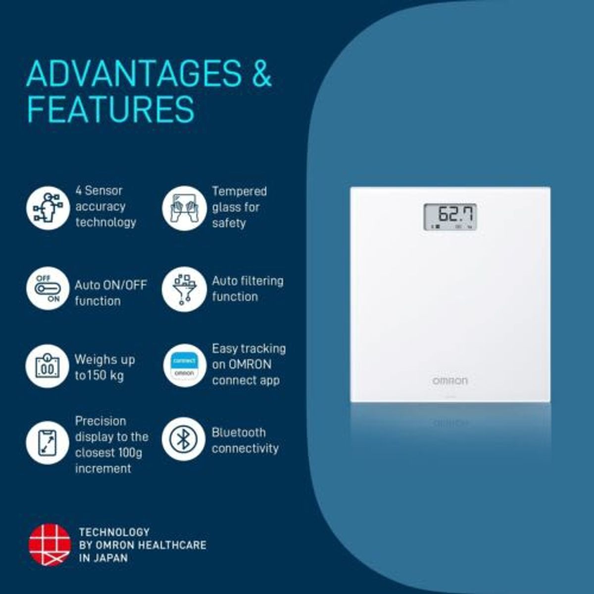 OMRON - Balanza Digital Avanzada OMRON HN300T2