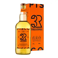 TRES ERRES - Pisco Doble Destilado 35° 750Cc