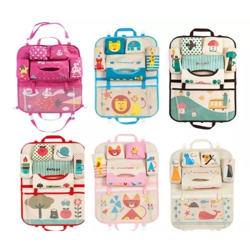 GENERICO - Organizador De Asiento Trasero Para Niño Diseños Varios