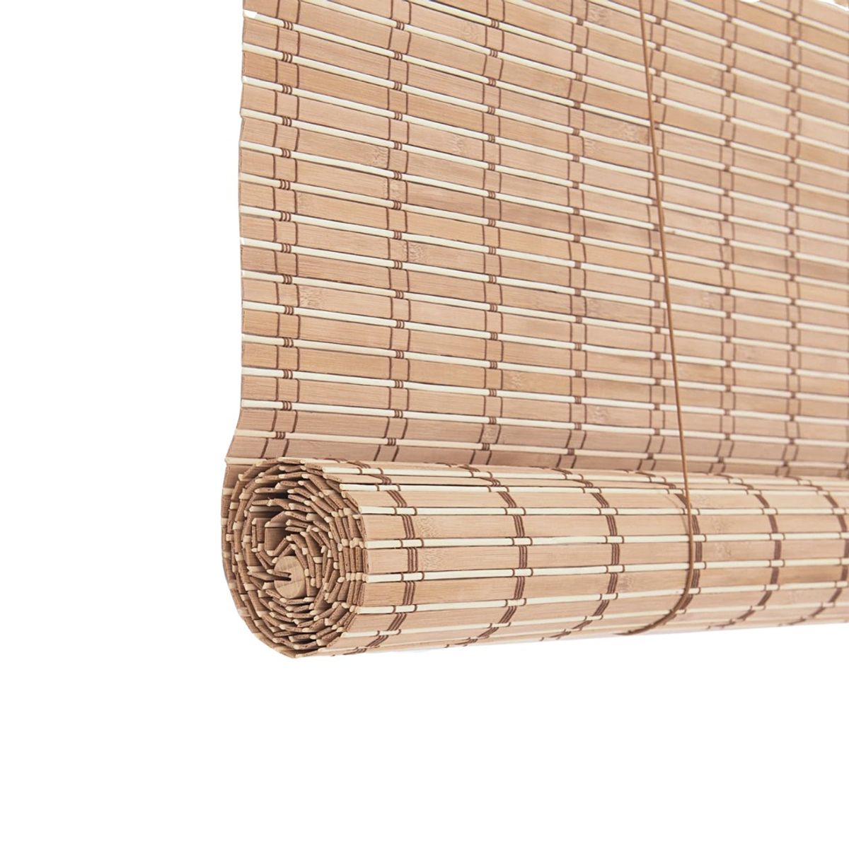 GENERICO - Cortina Persiana Roller Enrollable De Bambú 180x180CM BEIGE
