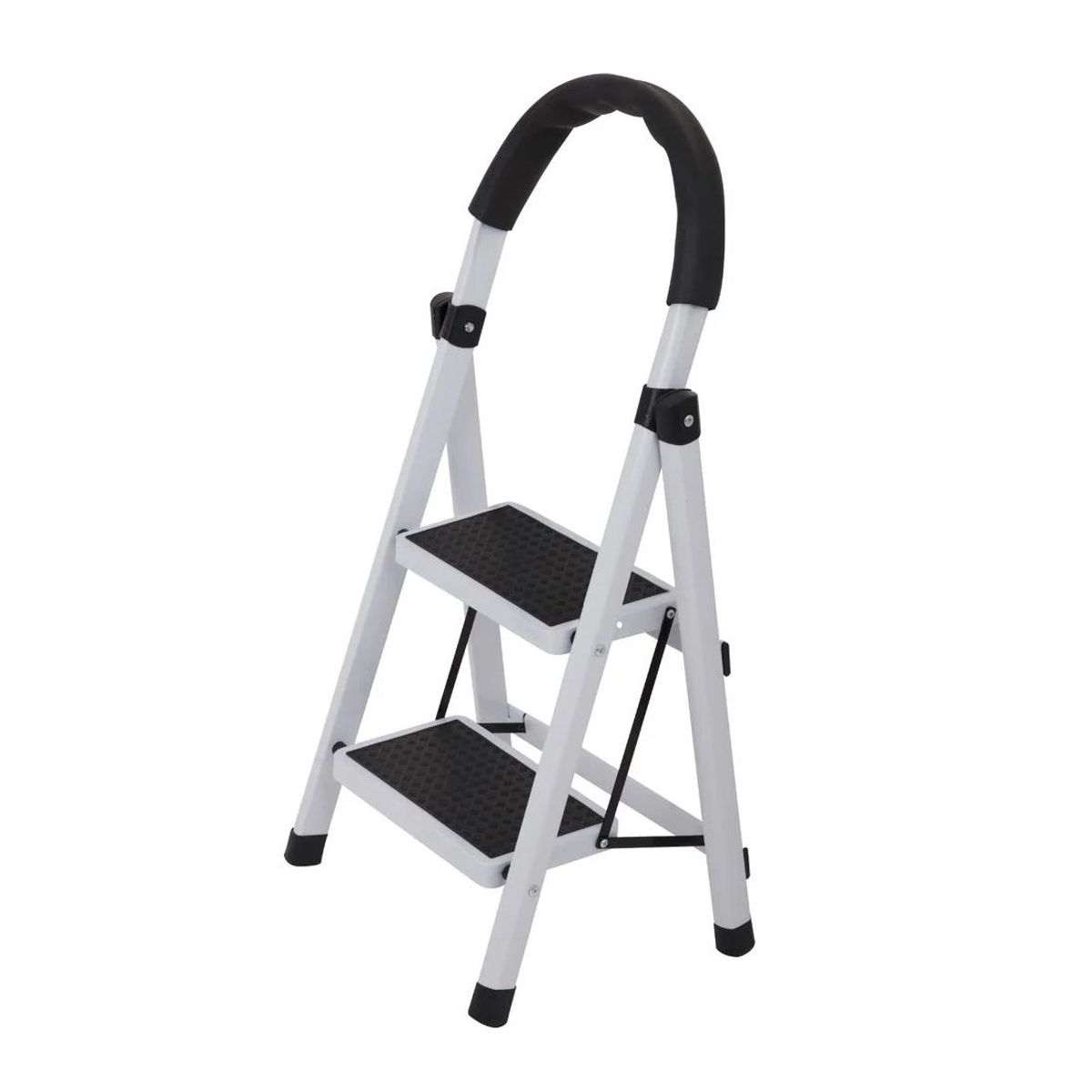 HALTEN - Escalera Taburete Plegable Halten 2 Peldaños Antideslizantes