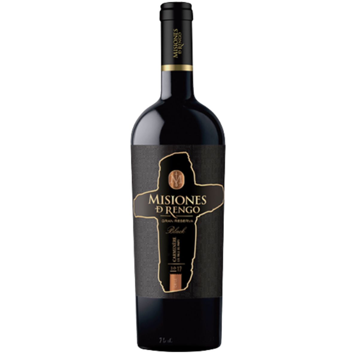 MISIONES DE RENGO - Vino Misiones De Rengo Gran Reserva Black Carmenere 750cc