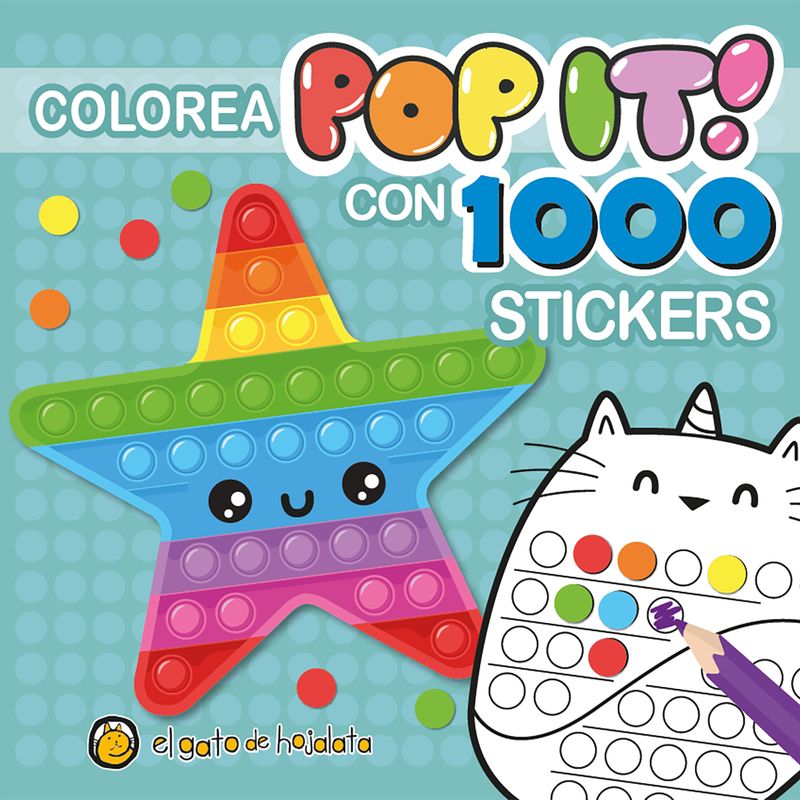 EDITORIAL GUADAL - LIBRO Estrella POP IT 1000 STICKERS