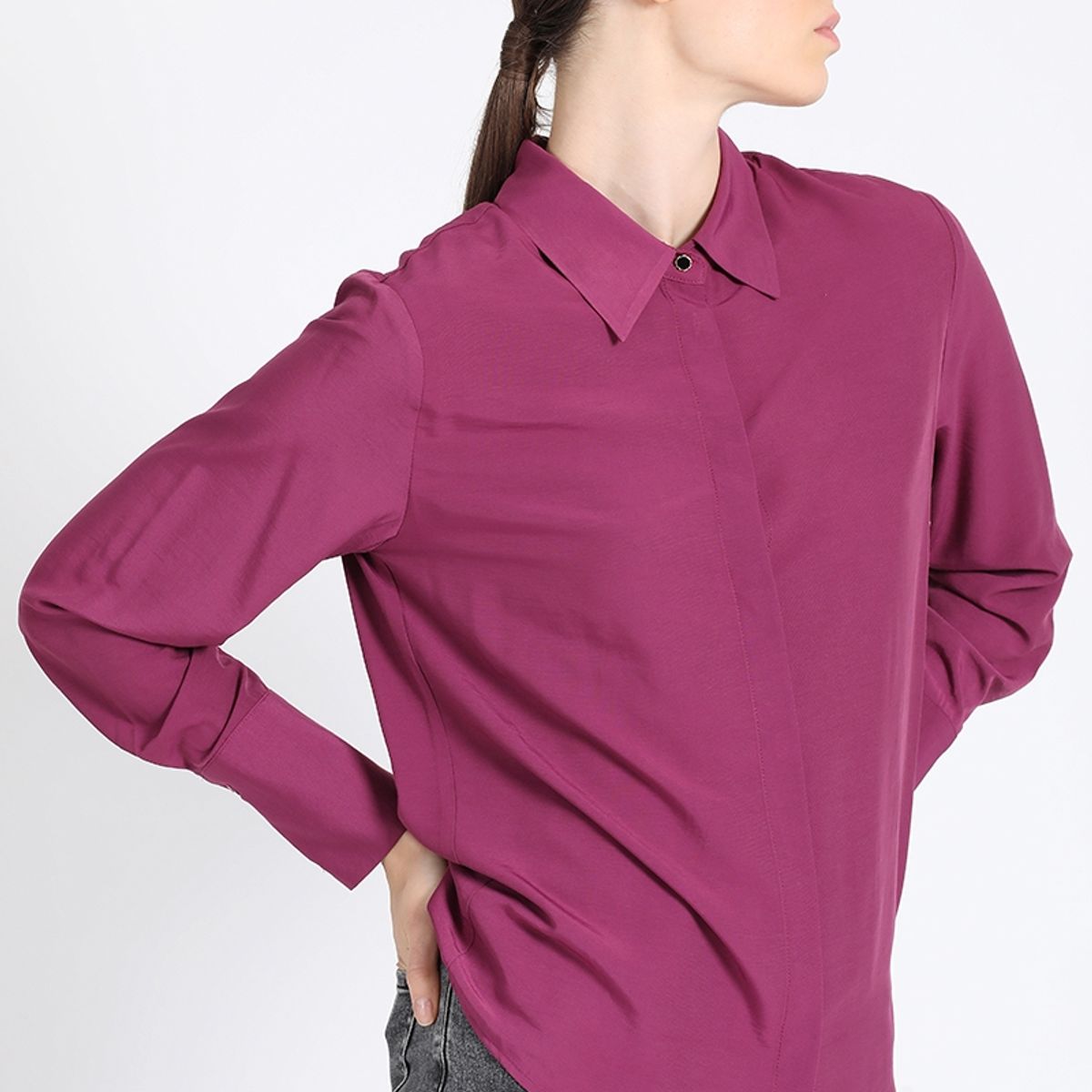 LIOLA - Camisa Basica, Violeta Liola