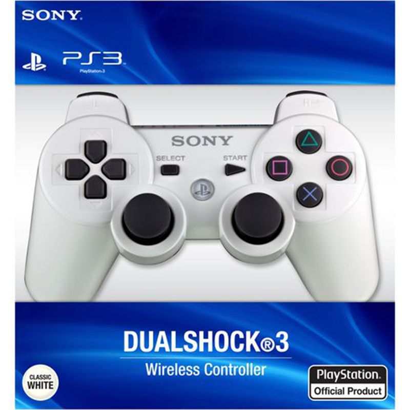 GENERICO - Control Mando Joystick Ps3 Dualshock 3 Blanco