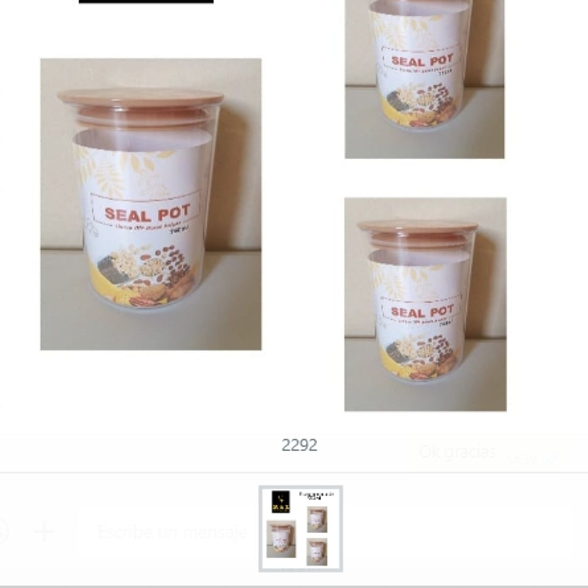 GENERICO - Especiero Redondo 750 Ml Para Alimentos